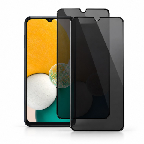 Pachete Promotionale - Set 2 Folii de Sticla Privacy pentru Samsung Galaxy A13 5G - Full Glue - Kit Montare Inclus