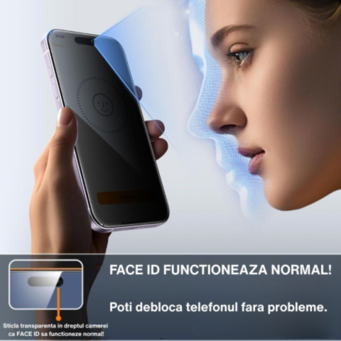 Set 2 folii Privacy iPhone 17 - ZetGSM [3]