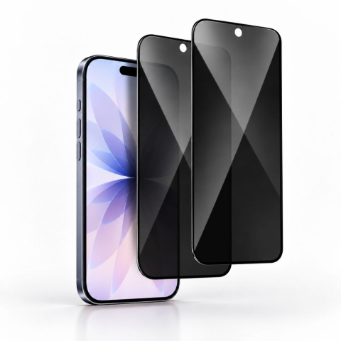 Pachete 2 Folii de Sticlă - Set 2 folii Privacy iPhone 17 - ZetGSM
