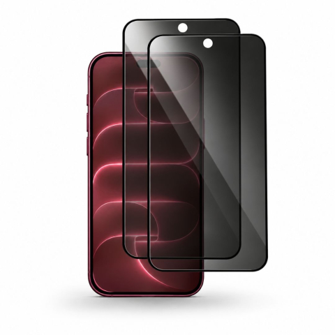 Pachete 2 Folii de Sticlă - Set 2 folii Privacy iPhone 18 Pro Max - ZetGSM