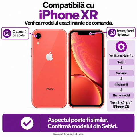 Set 2 Folii de Sticla Securizata Transparente pentru iPhone XR cu Kit Montare Inclus - Adeziv pe toata suprafata - ZetGSM [1]