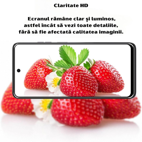 Set 2 Folii de Sticla Transparente pentru Motorola Moto E14 - Full Glue - Kit Montare Inclus [5]