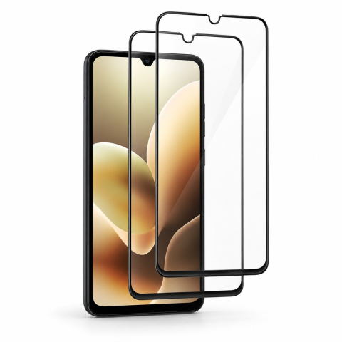 Pachete 2 Folii de Sticlă - Set 2 Folii de Sticla Transparente pentru Motorola Moto G06 Power - Full Glue - Kit Montare Inclus