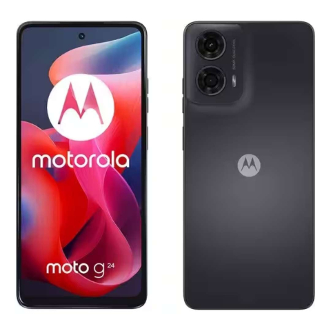 Set 2 Folii de Sticla Transparente pentru Motorola Moto G24 - Full Glue - Kit Montare Inclus [2]