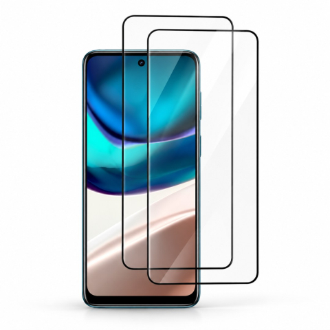 Pachete 2 Folii de Sticlă - Set 2 Folii de Sticla Transparente pentru Motorola Moto G42 - Full Glue - Kit Montare Inclus