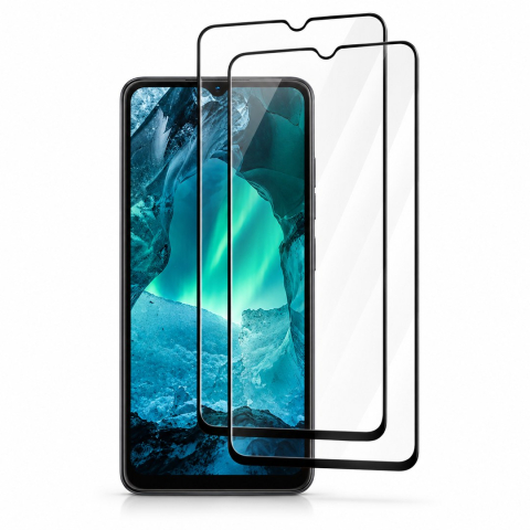 Pachete 2 Folii de Sticlă - Set 2 Folii de Sticla Transparente pentru Nokia G11 - Full Glue - Kit Montare Inclus