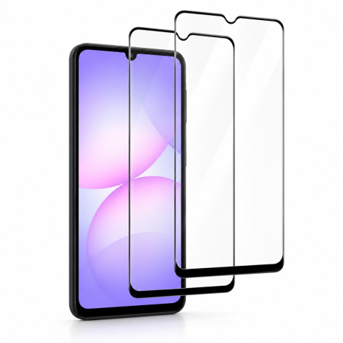 Pachete Promotionale - Set 2 Folii de Sticla Transparente pentru Samsung Galaxy A07 - Full Glue - Kit Montare Inclus - ZetGSM
