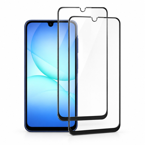 Pachete Promotionale - Set 2 Folii de Sticla Transparente pentru Samsung Galaxy A17 4G / A17 5G - Full Glue - Kit Montare Inclus - ZetGSM