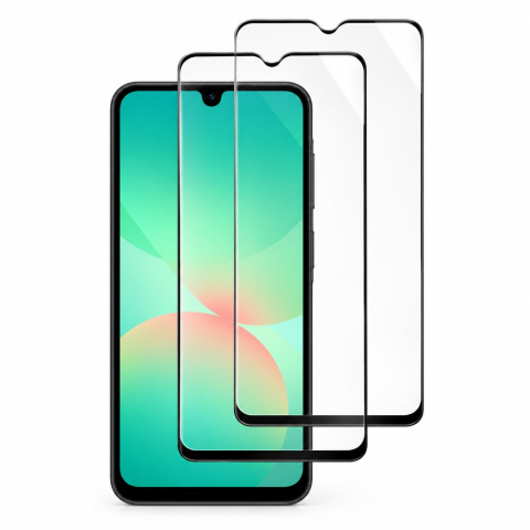 Pachete Promotionale - Set 2 Folii de Sticla Transparente pentru Samsung Galaxy A26 - Full Glue - Kit Montare Inclus - ZetGSM