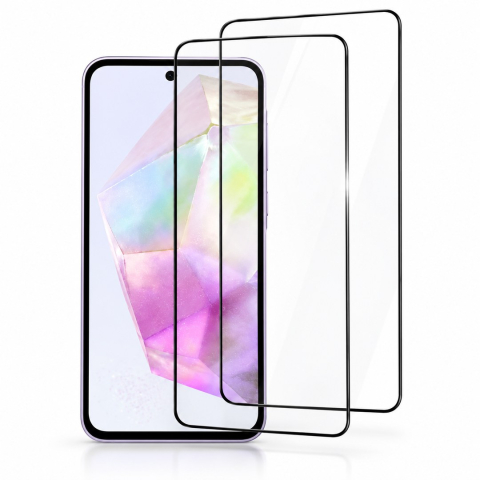 Pachete Promotionale - Set 2 Folii de Sticla Transparente pentru Samsung Galaxy A35 - Full Glue