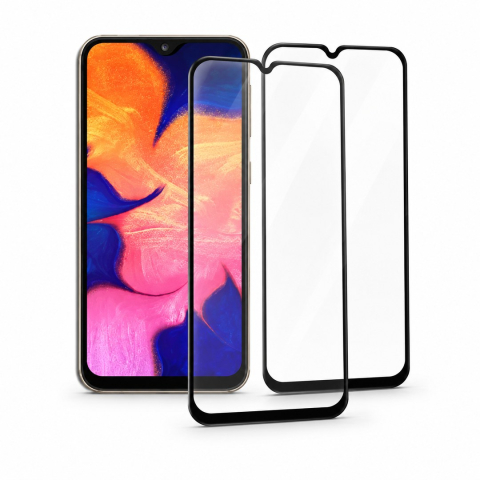 Pachete Promotionale - Set 2 Folii de Sticla Transparente Premium pentru Samsung Galaxy A10 - Full Glue - Kit Montare Inclus