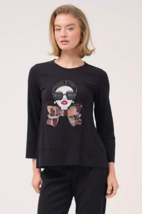 Bluza 311 neagra Cristina Barros [4]