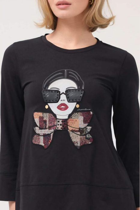 Bluza 311 neagra Cristina Barros [5]