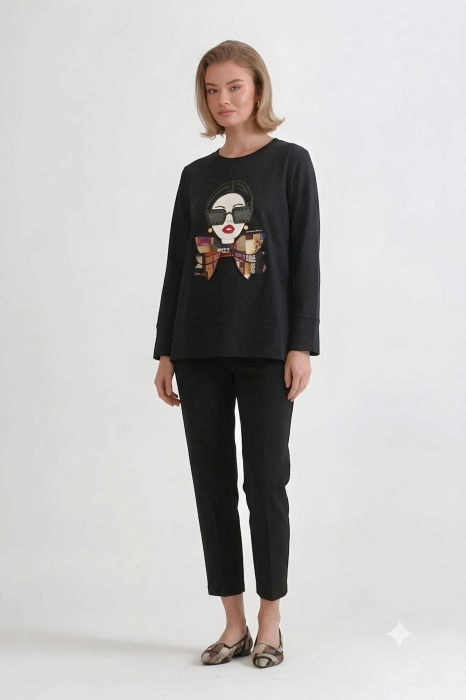 Bluza 311 neagra Cristina Barros [3]