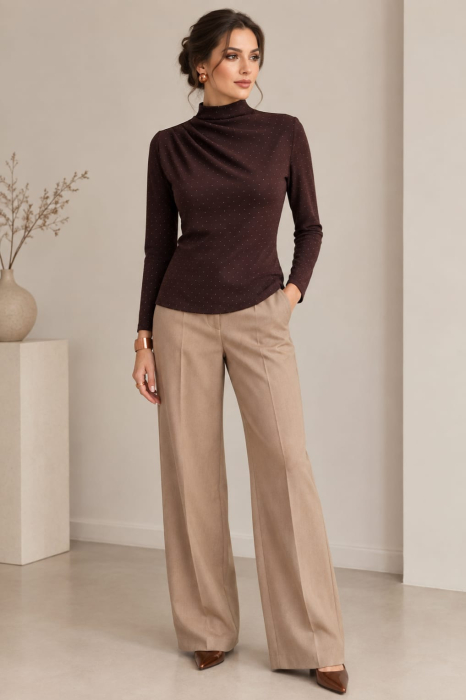 Bluza 391 maro strasuri Aquared [2]