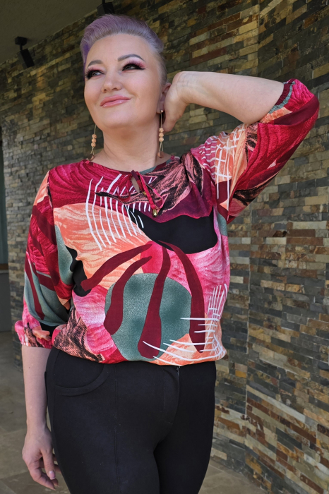 Bluza 411 bordo Anesia [2]