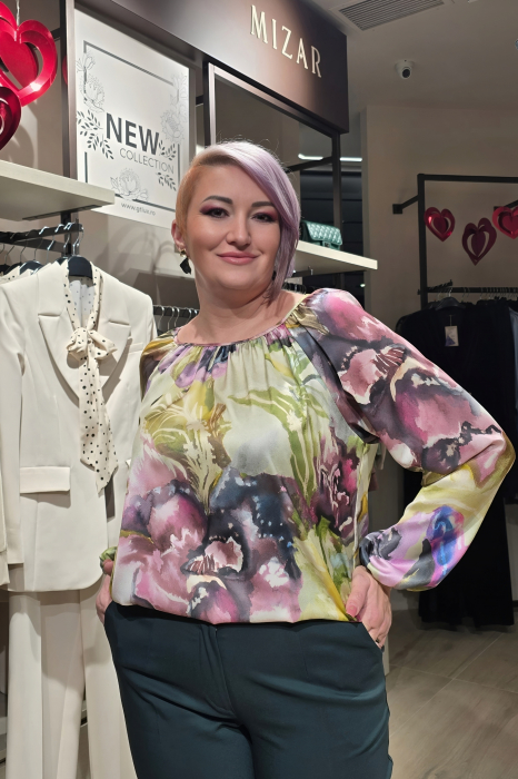 Bluza 412 flori saten Anesia [2]