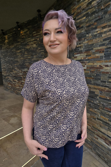 Bluza 412 imprimat bej Anesia [3]