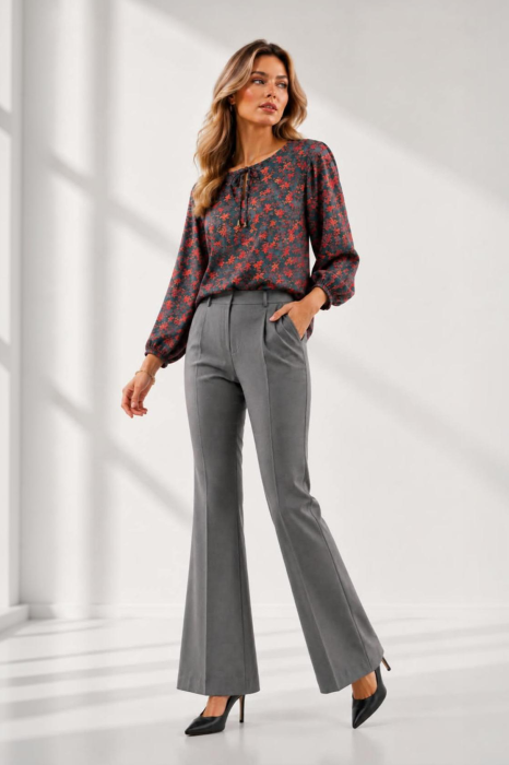 Bluza 415 flori corai Anesia [2]