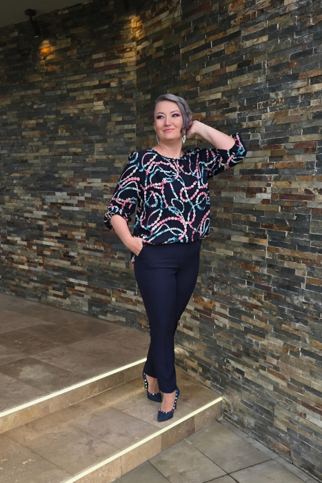 Bluza 415 vascoza bleumarine Anesia [7]