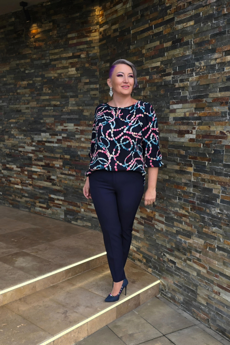 Bluza 415 vascoza bleumarine Anesia [5]