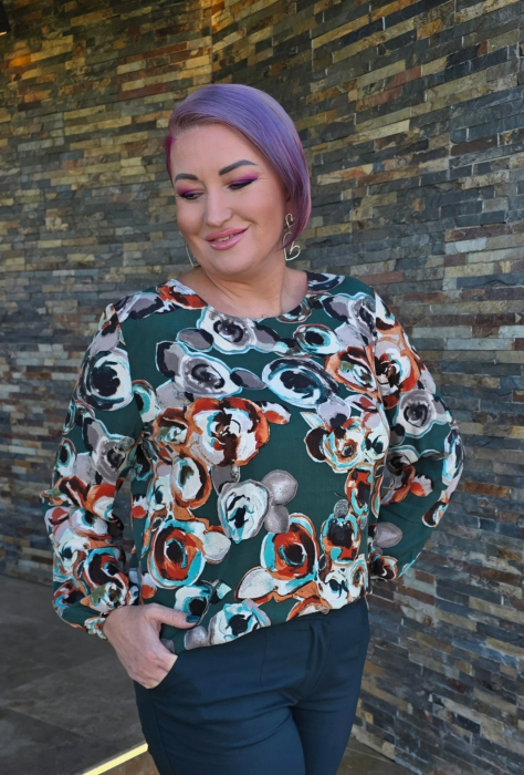 Bluza 417 vascoza imp verde Anesia [2]