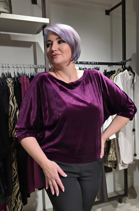 Bluza 418 bordo catifea Anesia [7]