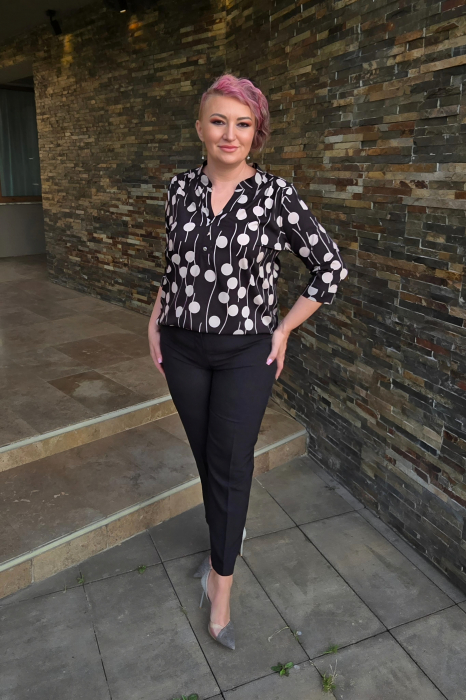 Bluza 419 neagra buline Exnec [3]