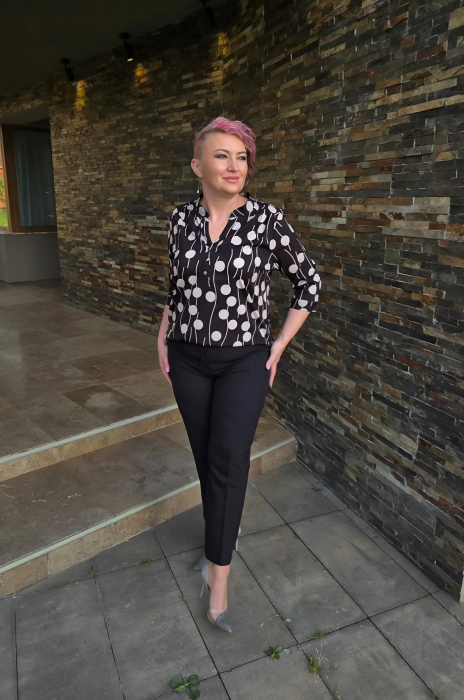 Bluza 419 neagra buline Exnec [2]