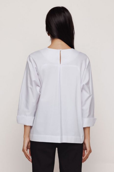 Bluza 4305 bumbac alba Mizar [4]