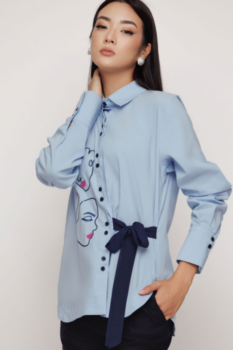 Bluza 4340 bleu ciel Mizar [2]