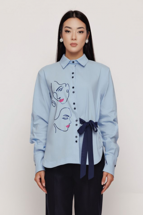 Bluza 4340 bleu ciel Mizar [3]