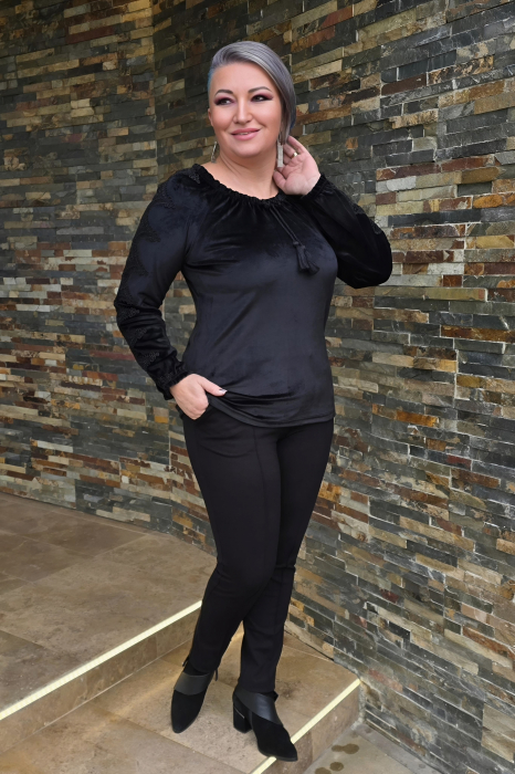 Bluza 502 neagra catifea Aquared [4]