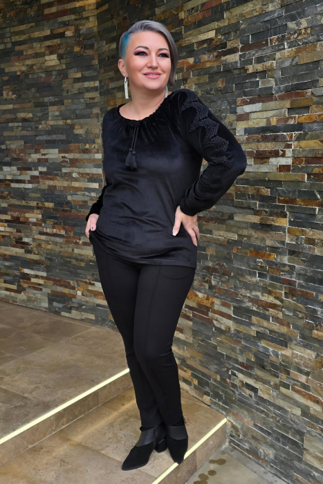 Bluza 502 neagra catifea Aquared [3]