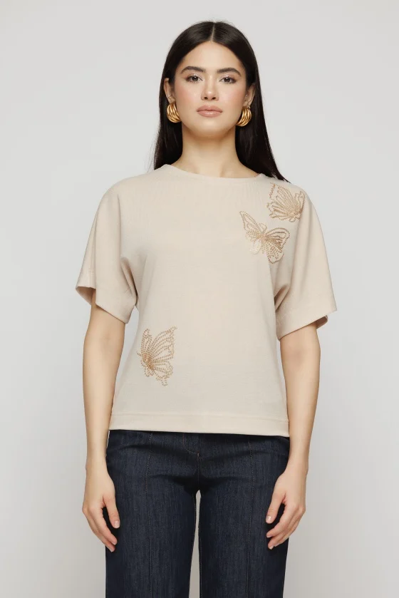 Bluza 5169 bej vascoza Mizar [3]