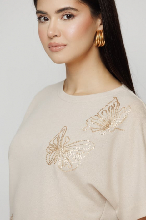 Bluza 5169 bej vascoza Mizar