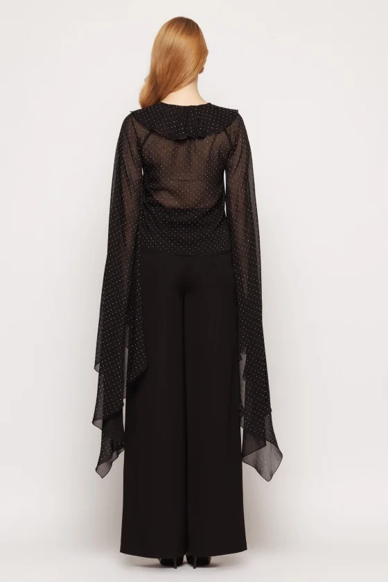 Bluza 5286 neagra strasuri Mizar [5]