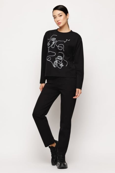 Bluza 5486 neagra Mizar [5]