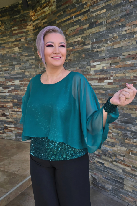 Bluza 753 gala verde Exnec