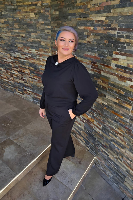 Bluza 814 neagra brosa Aquared [3]