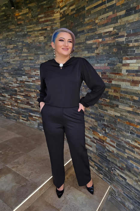 Bluza 814 neagra brosa Aquared [5]