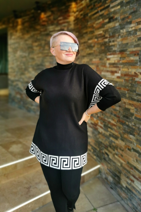 Bluza 82298 neagra corade