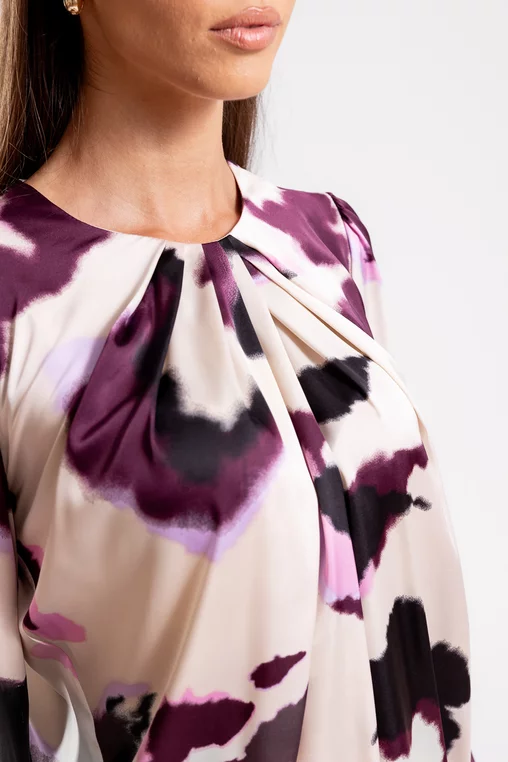 Bluza C4432 imprimata roz Caramel [4]