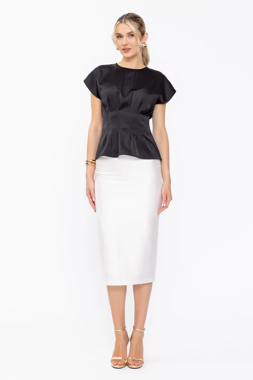 Bluza C4634 satin neagra Caramel [2]