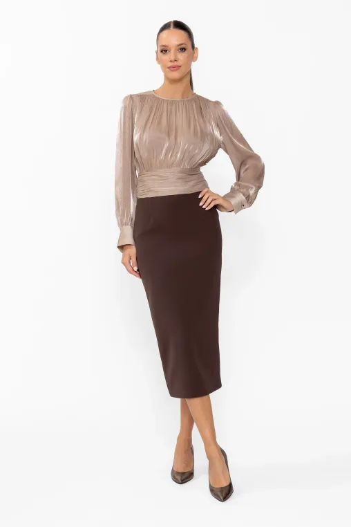 Bluza C4645 nude Caramel [2]