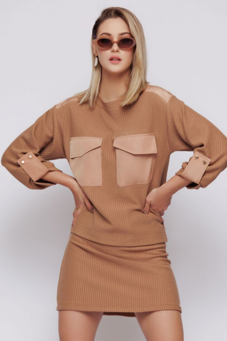 Bluza CC5MZ3362 bej Mizar [3]