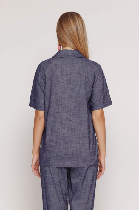 Bluza US4MZ4171 bleumarin Mizar [4]