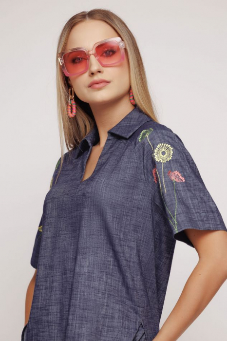 Bluza US4MZ4171 bleumarin Mizar [3]