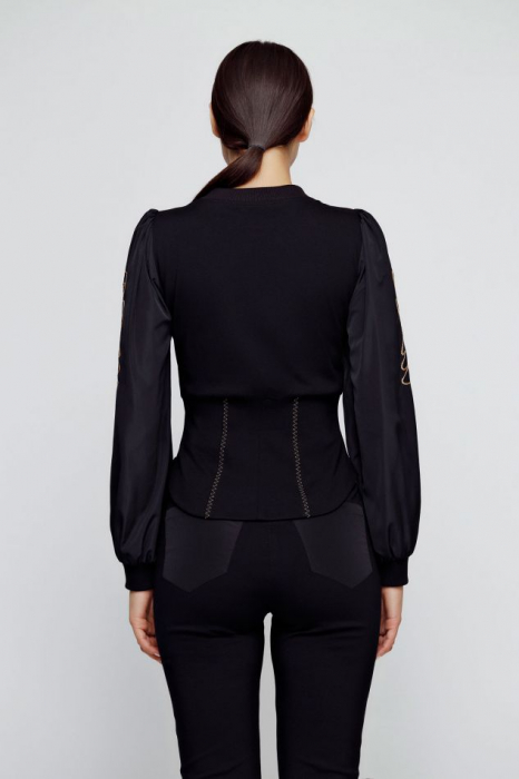 Bluza US5MZ3272 neagra Mizar [4]