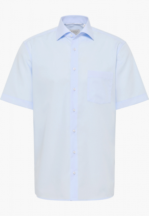 Camasa blue, modern fit, pentru barbati, 100% bumbac, maneca scurta, model 1100/10 C19K Eterna [5]